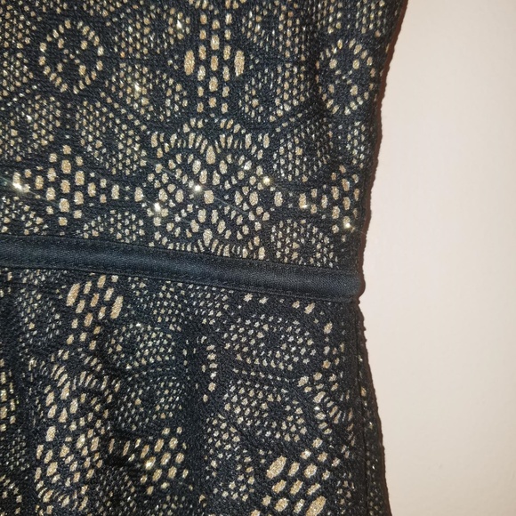 Emily West Black and Gold Dress - Picture 7 of 8